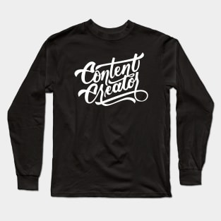 Content Creator Long Sleeve T-Shirt